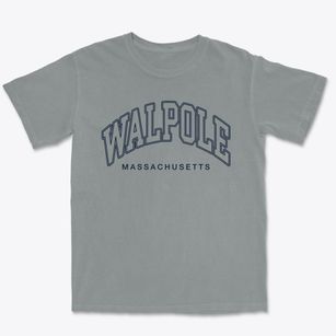 Walpole Massachusetts Inline Premium Heavyweight T-shirt