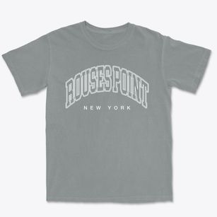 Rouses Point New York Inline Premium Heavyweight T-shirt