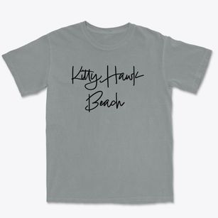 Kitty Hawk Beach North Carolina Freestyle Premium Heavyweight T-shirt