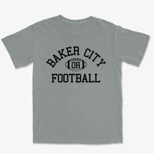 Baker City Oregon Football Premium Heavyweight T-shirt