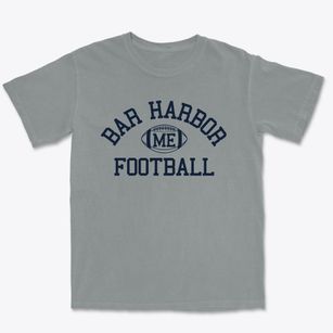 Bar Harbor Maine Football Premium Heavyweight T-shirt