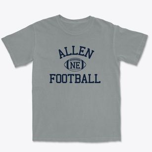 Allen Nebraska Football Premium Heavyweight T-shirt