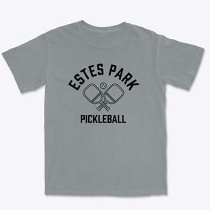 Estes Park Colorado Pickleball Premium Heavyweight T-shirt