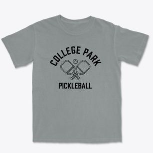 College Park Georgia Pickleball Premium Heavyweight T-shirt