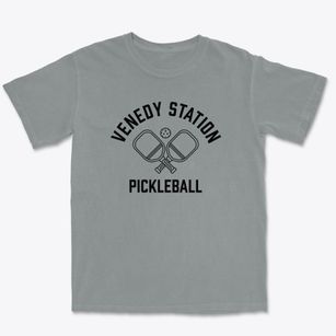 Venedy Station Illinois Pickleball Premium Heavyweight T-shirt