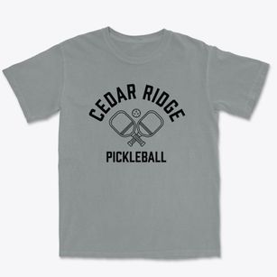 Cedar Ridge Oklahoma Pickleball Premium Heavyweight T-shirt