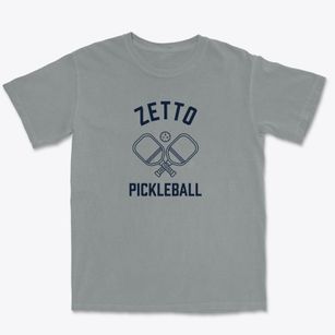 Zetto Georgia Pickleball Premium Heavyweight T-shirt