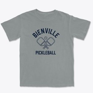 Bienville Louisiana Pickleball Premium Heavyweight T-shirt