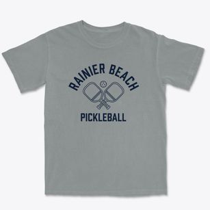 Rainier Beach Washington Pickleball Premium Heavyweight T-shirt