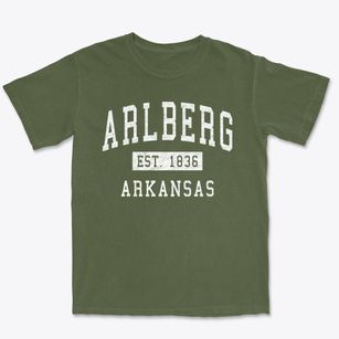 Arlberg Arkansas Classic Established Premium Heavyweight T-shirt