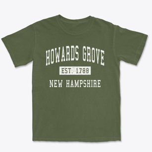Howards Grove New Hampshire Classic Established Premium Heavyweight T-shirt