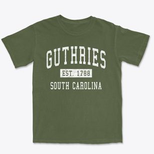 Guthries South Carolina Classic Established Premium Heavyweight T-shirt