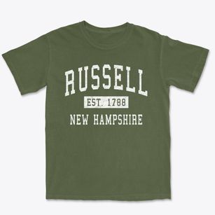 Russell New Hampshire Classic Established Premium Heavyweight T-shirt