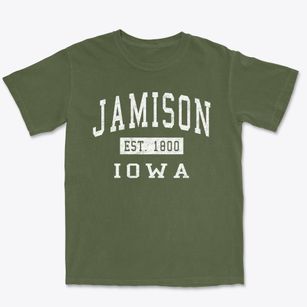 Jamison Iowa Classic Established Premium Heavyweight T-shirt