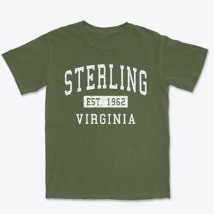Sterling Virginia Classic Established Premium Heavyweight T-shirt