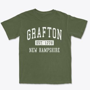 Grafton New Hampshire Classic Established Premium Heavyweight T-shirt