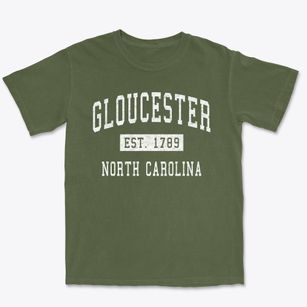 Gloucester North Carolina Classic Established Premium Heavyweight T-shirt