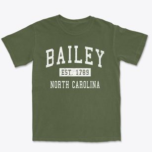 Bailey North Carolina Classic Established Premium Heavyweight T-shirt