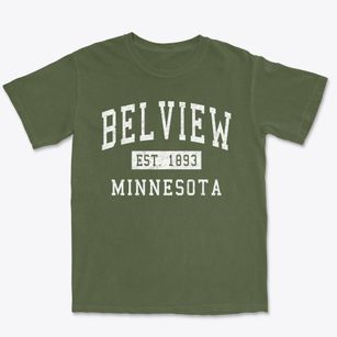 Belview Minnesota Classic Established Premium Heavyweight T-shirt