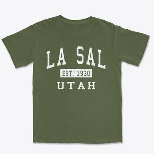 La Sal Utah Classic Established Premium Heavyweight T-shirt