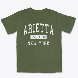 Arietta New York Classic Established Premium Heavyweight T-shirt