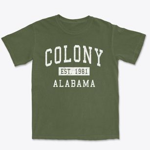 Colony Alabama Classic Established Premium Heavyweight T-shirt