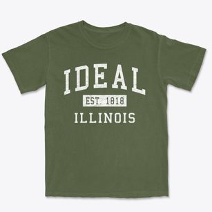 Ideal Illinois Classic Established Premium Heavyweight T-shirt