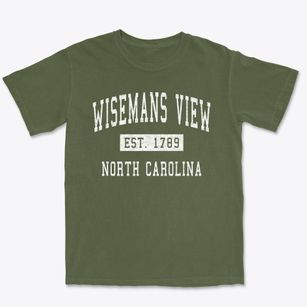 Wisemans View North Carolina Classic Established Premium Heavyweight T-shirt