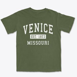 Venice Missouri Classic Established Premium Heavyweight T-shirt