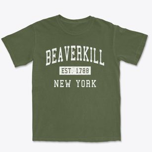 Beaverkill New York Classic Established Premium Heavyweight T-shirt