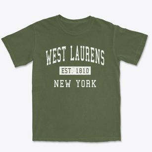 West Laurens New York Classic Established Premium Heavyweight T-shirt