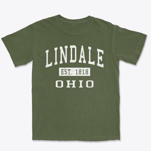 Lindale Ohio Classic Established Premium Heavyweight T-shirt