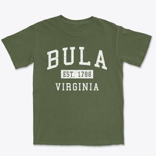 Bula Virginia Classic Established Premium Heavyweight T-shirt