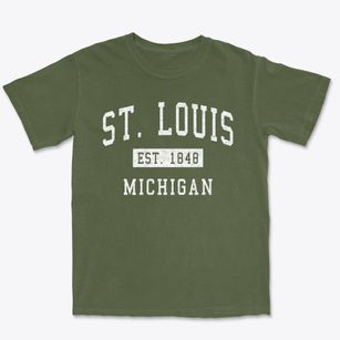 St. Louis Michigan Classic Established Premium Heavyweight T-shirt