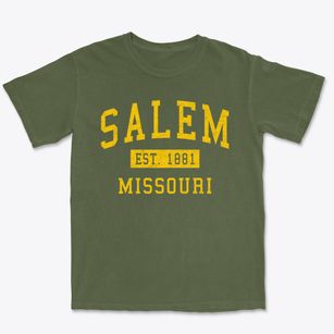 Salem Missouri Classic Established Premium Heavyweight T-shirt