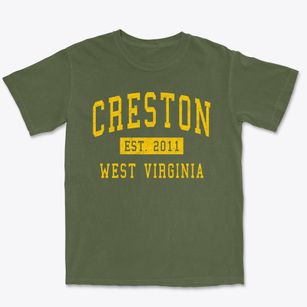 Creston West Virginia Classic Established Premium Heavyweight T-shirt