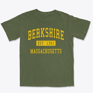 Berkshire Massachusetts Classic Established Premium Heavyweight T-shirt