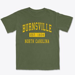 Burnsville North Carolina Classic Established Premium Heavyweight T-shirt