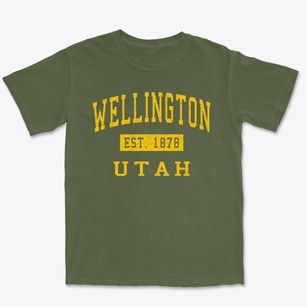 Wellington Utah Classic Established Premium Heavyweight T-shirt