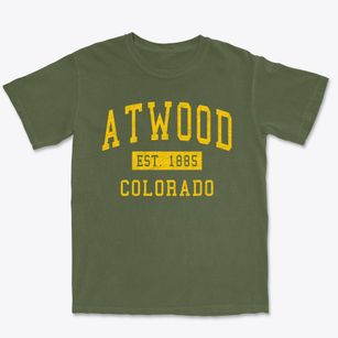 Atwood Colorado Classic Established Premium Heavyweight T-shirt