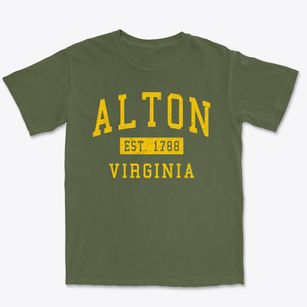 Alton Virginia Classic Established Premium Heavyweight T-shirt