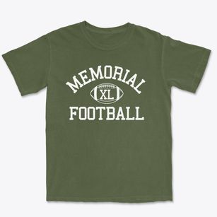 Memorial High School Classic Football Premium Heavyweight T-shirt