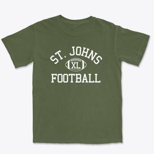 Saint Johns Lutheran School Classic Football Premium Heavyweight T-shirt