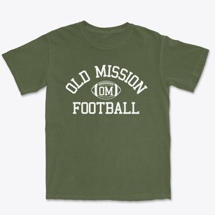 Old Mission Montessori School Classic Football Premium Heavyweight T-shirt