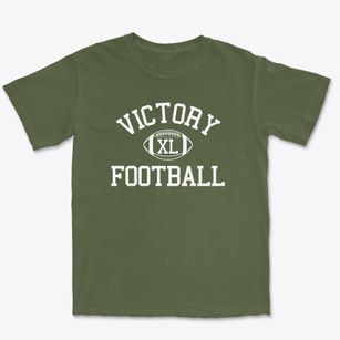 Victory Christian School Classic Football Premium Heavyweight T-shirt