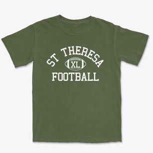 St Theresa Parish Classic Football Premium Heavyweight T-shirt