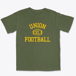 Union High School Classic Football Premium Heavyweight T-shirt