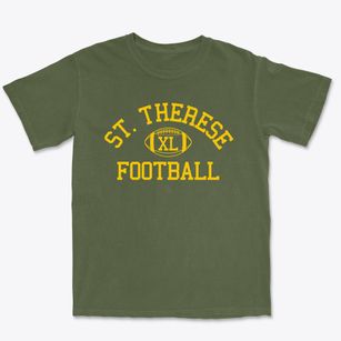 Saint Therese Of The Child Jesus School Classic Football Premium Heavyweight T-shirt
