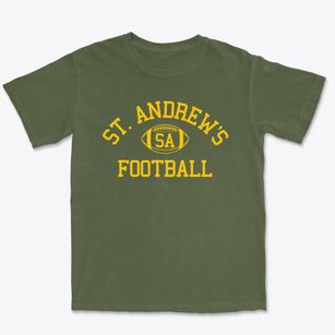 St. Andrew's School Classic Football Premium Heavyweight T-shirt