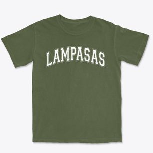 Lampasas Middle School Varsity Arch Premium Heavyweight T-shirt